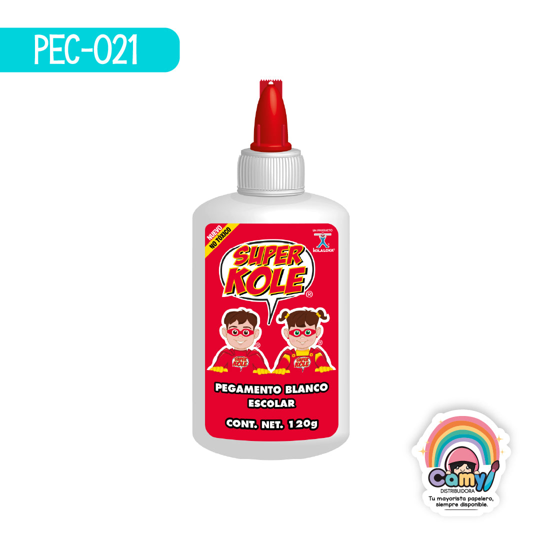 PEC-021 RESISTOL BLANCO SUPER KOLE 120GR KOLA LOKA