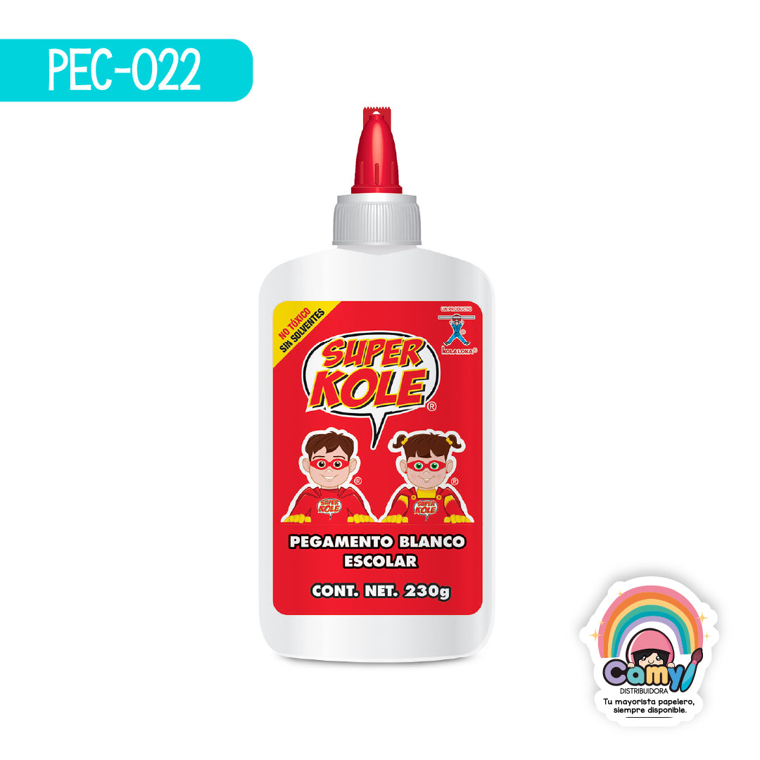 PEC-022 RESISTOL BLANCO SUPER KOLE 230GR KOLA LOKA
