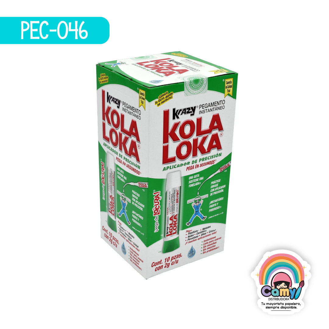 PEC-046 KOLA LOKA PRECISION EXHIBIDOR C/10 PIEZAS