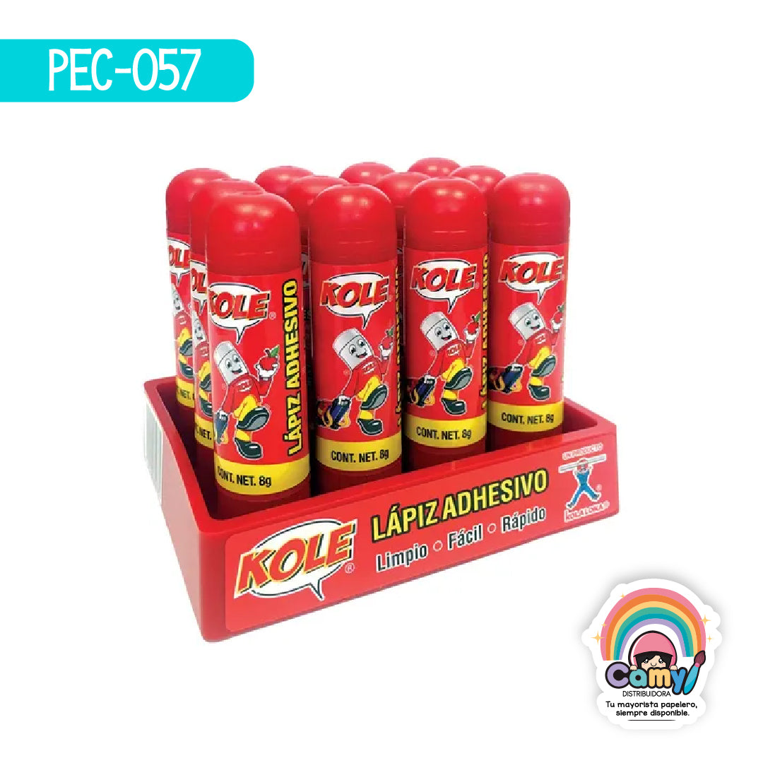PEC-057 LPZ ADHESIVO KOLE 8 GR C/12 KOLA LOKA