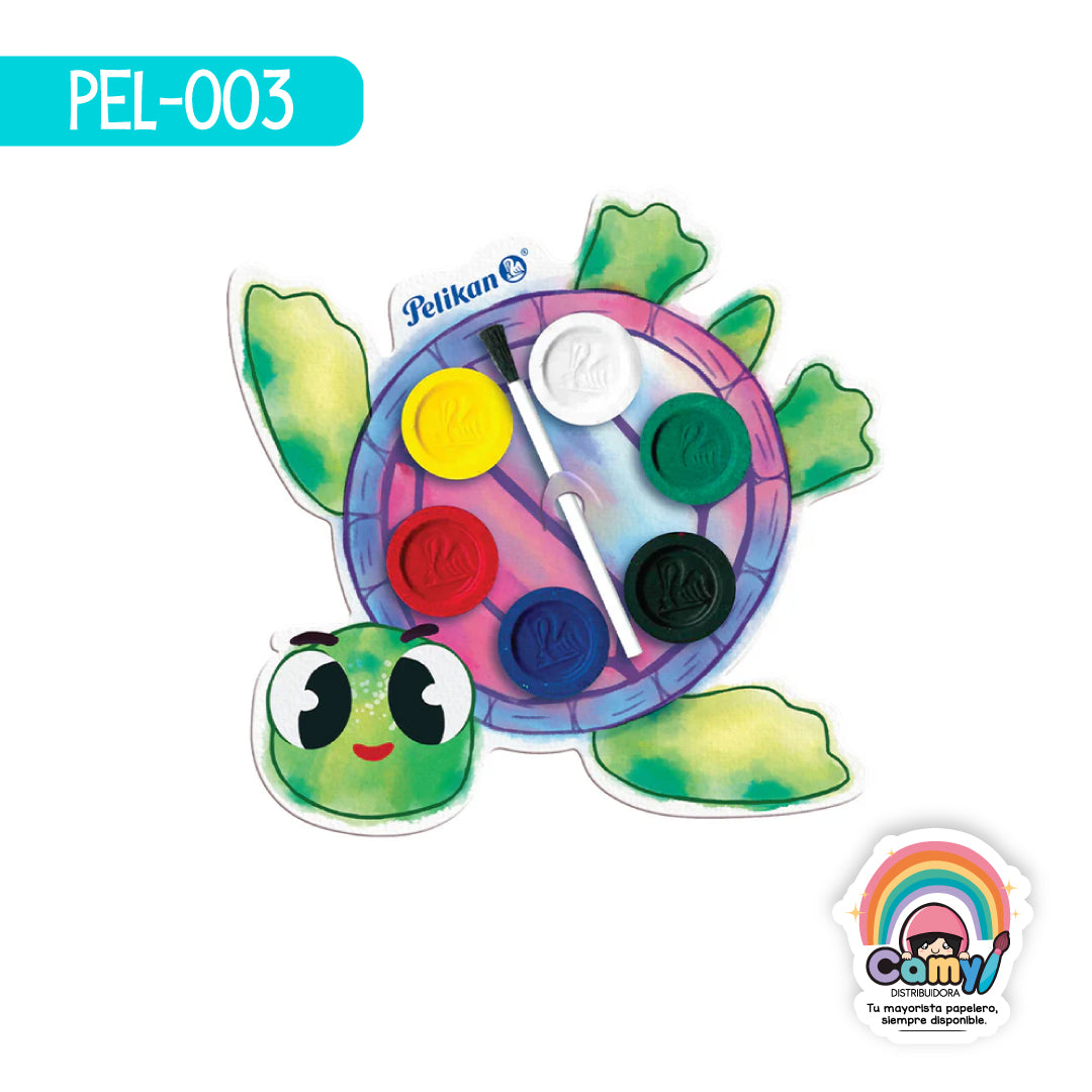 PEL-003 ACUARELA INFANTIL C/6 PELIKAN