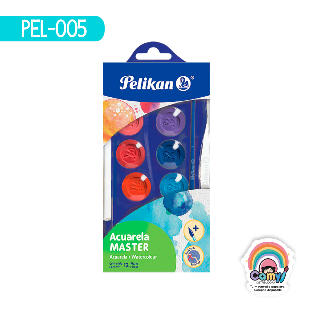 PEL-005 ACUARELA MASTER C/12 PELIKAN