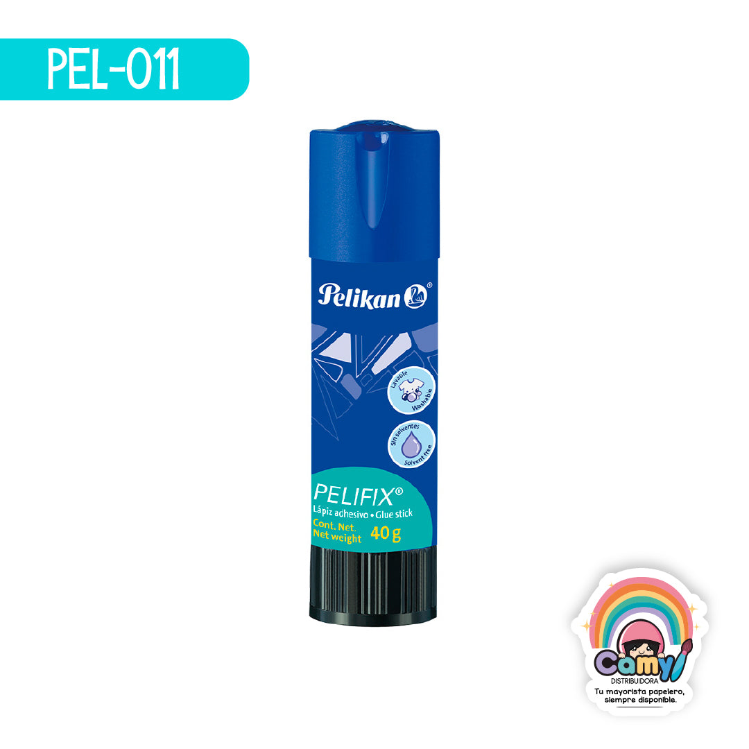 PEL-011 LPZ ADHE PELIFIX 40 GR PAQ C/12 PELIKAN