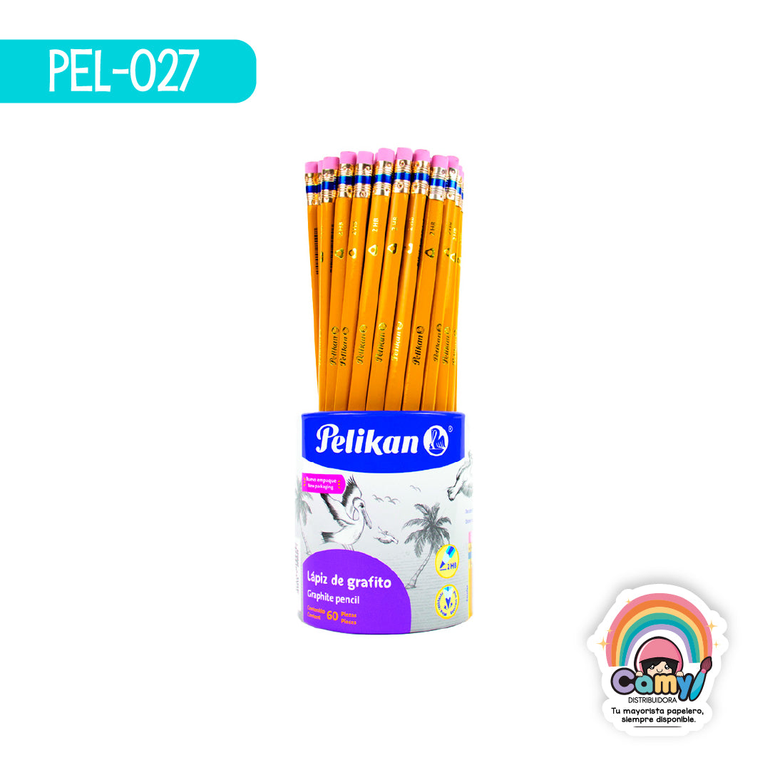 PEL-027 LPZ DE ESC #2HB TRIANGULAR BARRIL C/60 PELIKAN