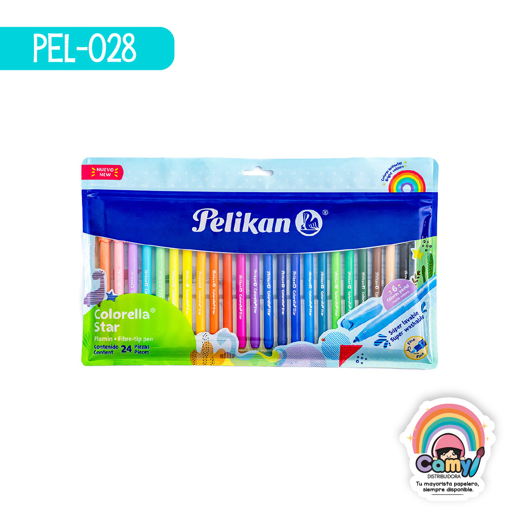 PEL-028 COLORELLA STAR C/24 COL SURT PELIKAN