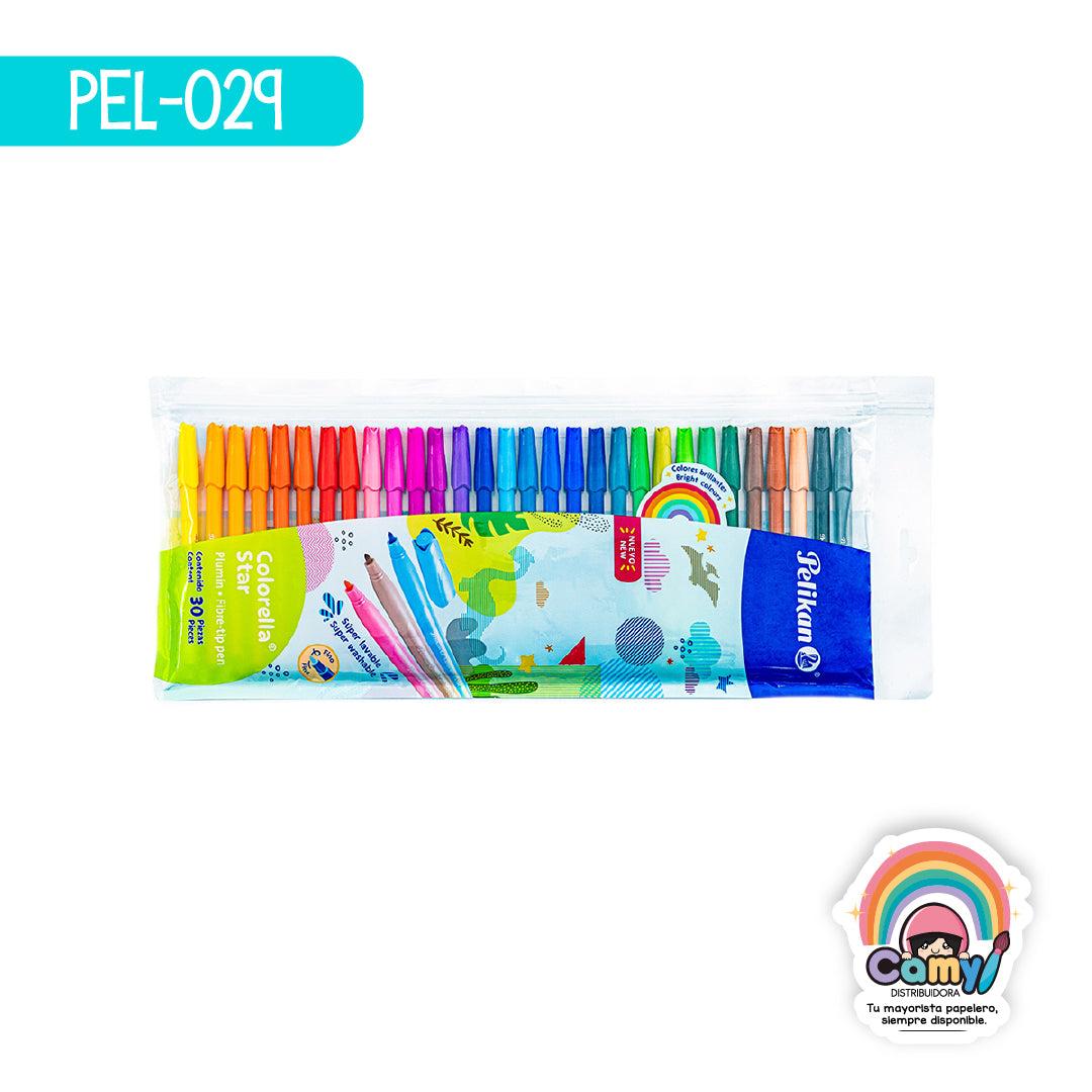 PEL-029 COLORELLA STAR C/30 COL SURT PELIKAN