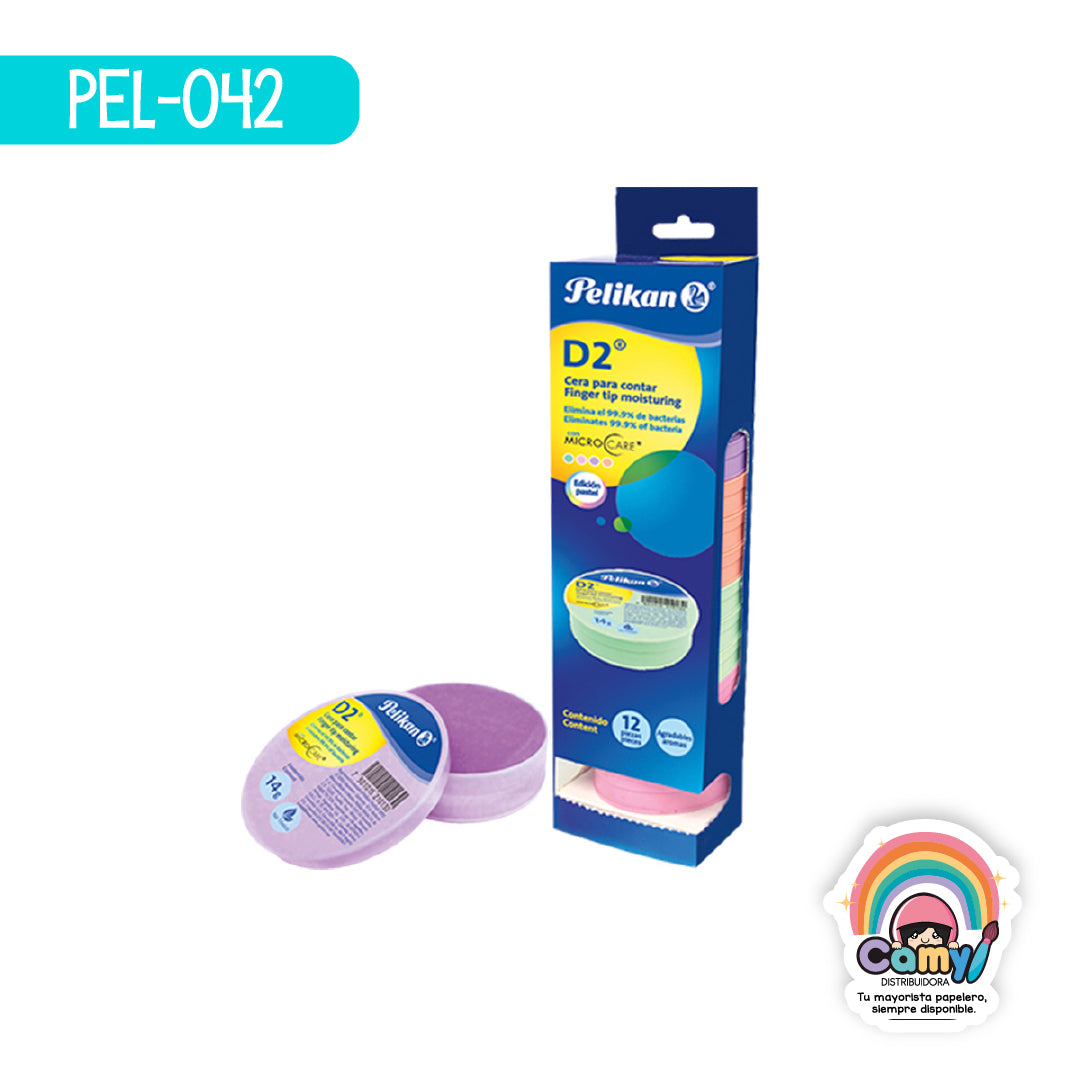 PEL-042 CERA D2 C/12 COLORES PELIKAN