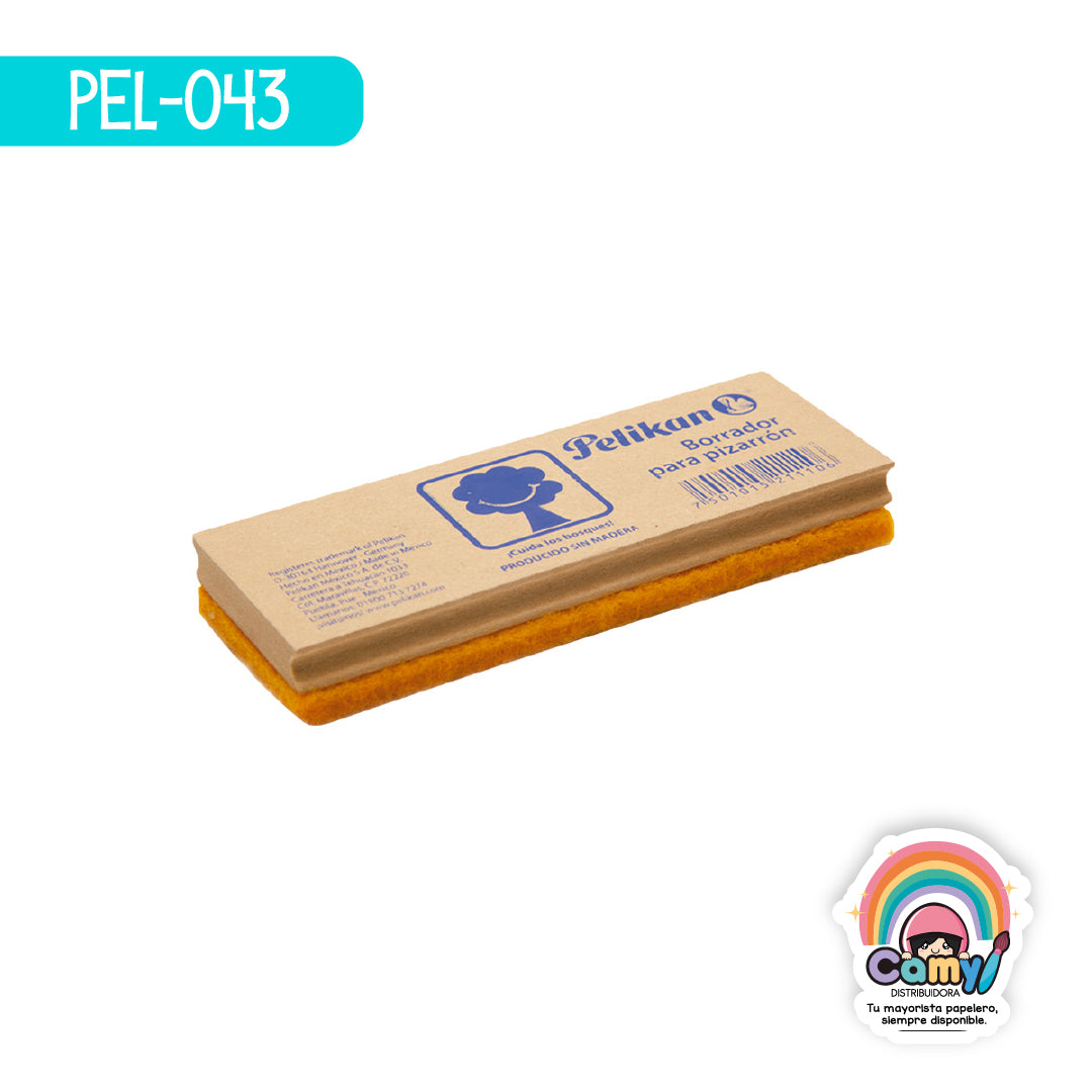 PEL-043 BORRADOR DE MADERA PARA PIZARRON PELIKAN