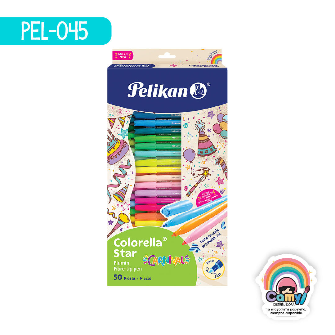PEL-045 COLORELLA STAR C/50 COL SURT PELIKAN