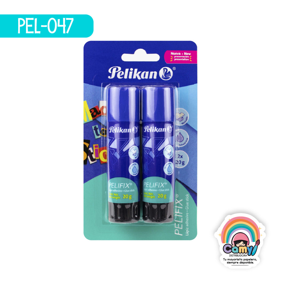 PEL-047 TJ LPZ ADHE PELIFIX 20 GR C/2 PELIKAN