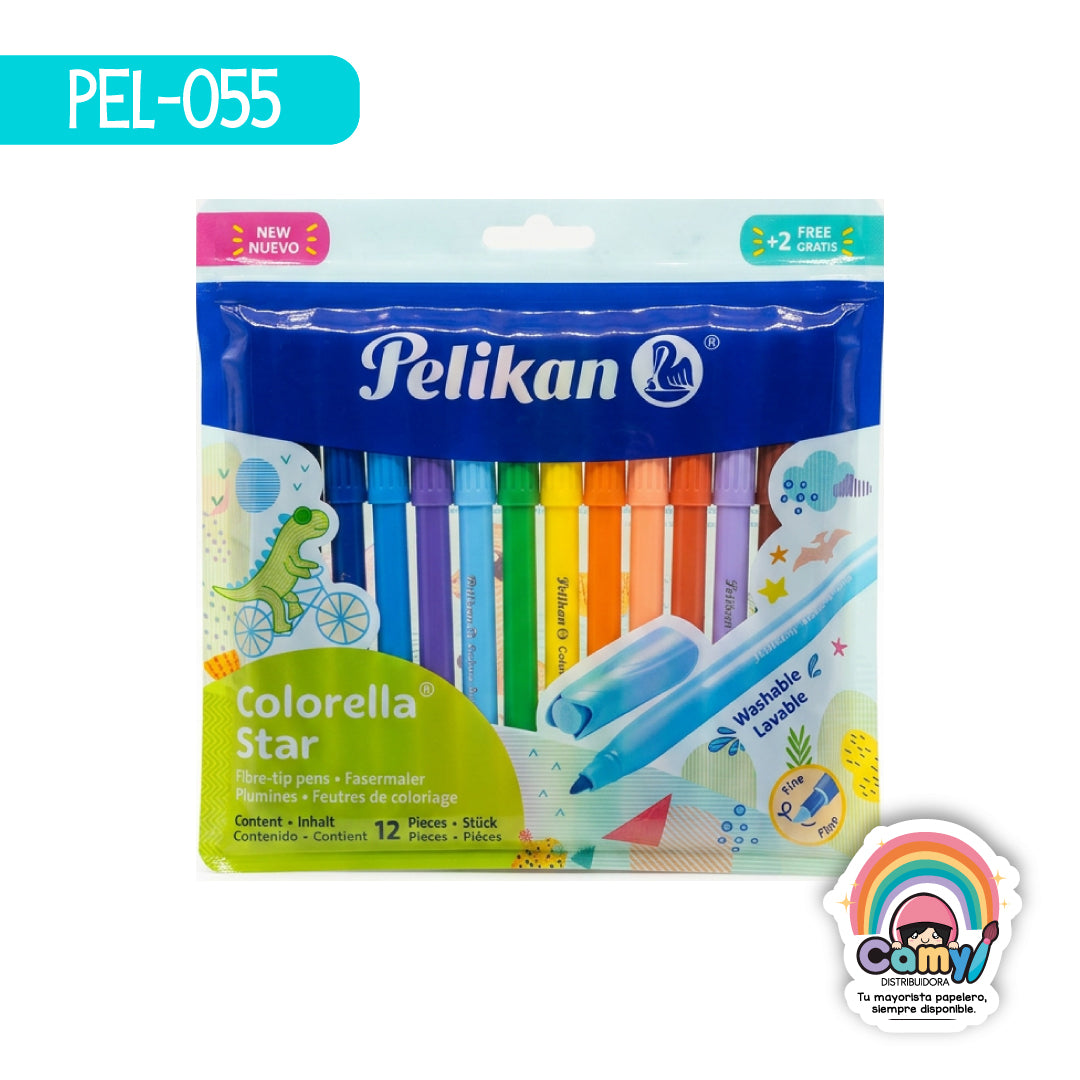 PEL-055 PLUMIN PELIKAN COLORELLA STAR C/12+2