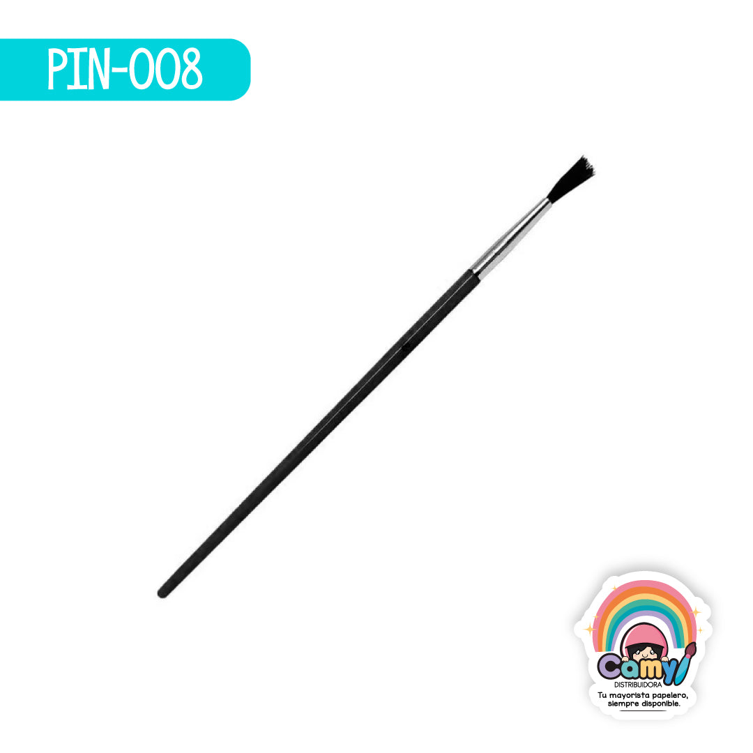 PIN-008 PINCEL ECONOMICO DE TIRA NEGRO C/50  PZS