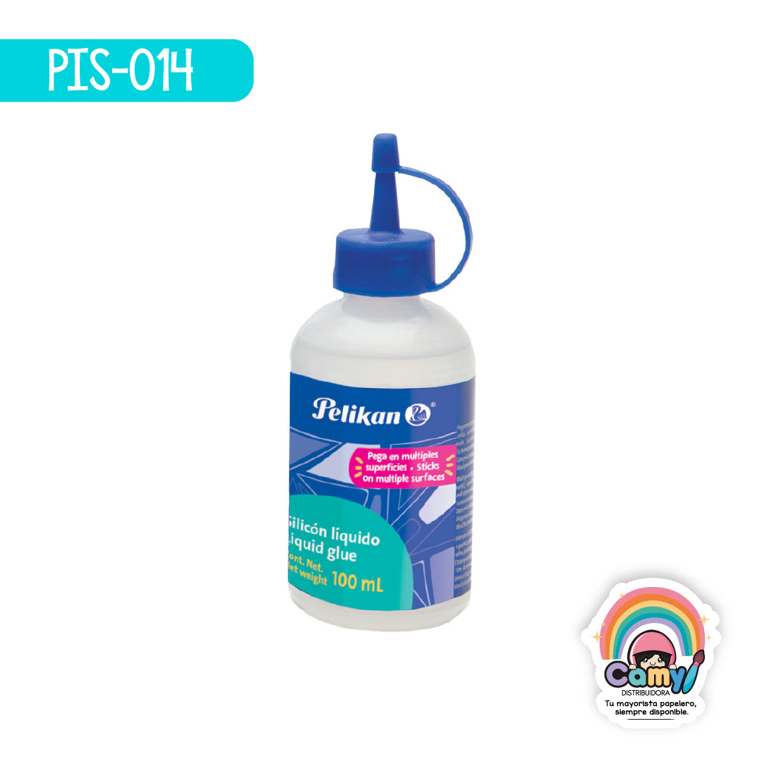 PIS-014 SILICON LIQUIDO PELIKAN FCO.DE 100ML