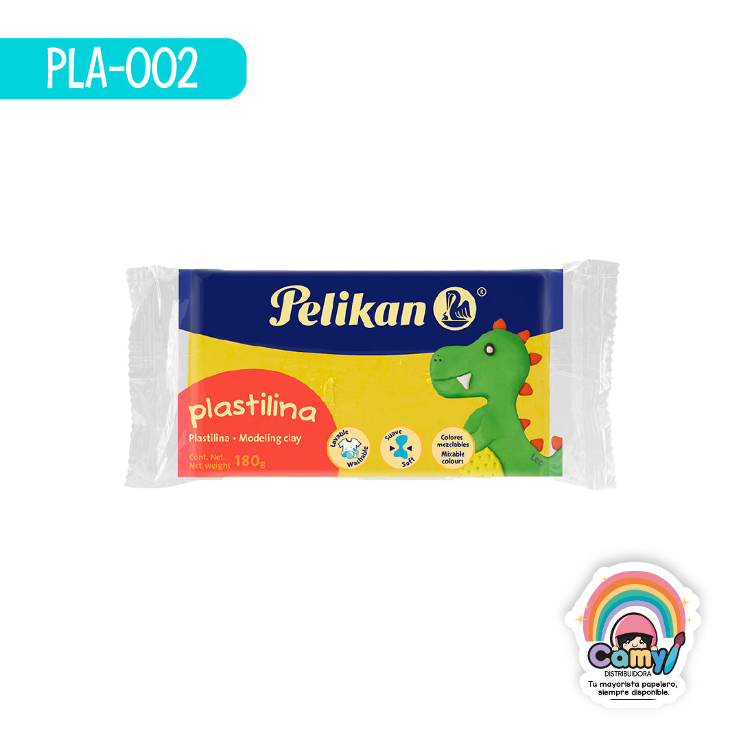 PLA-002 PLASTILINA MARQUETA 180 G AM PELIKAN