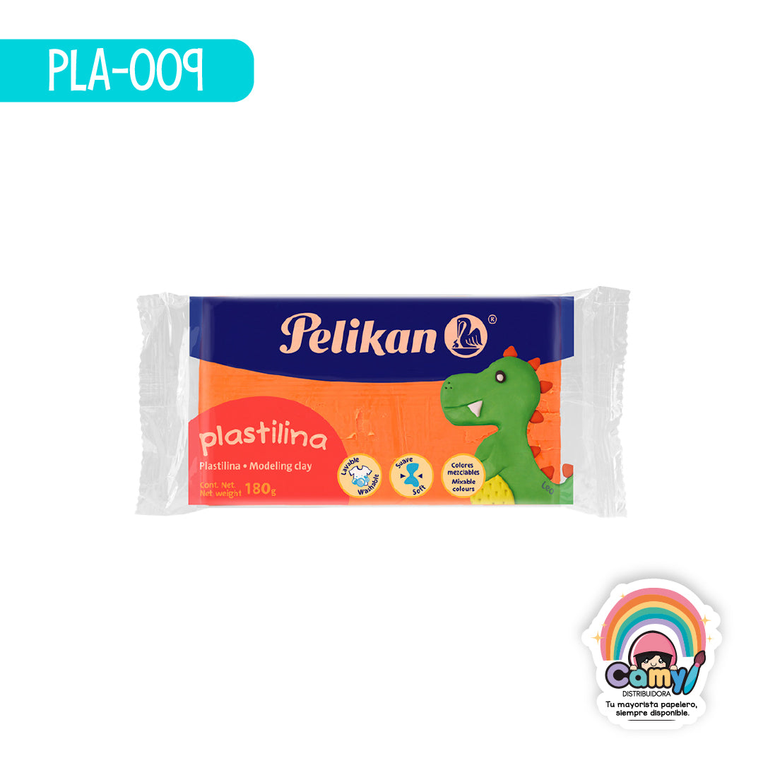 PLA-009 PLASTILINA MARQUETA 180 G NJ PELIKAN