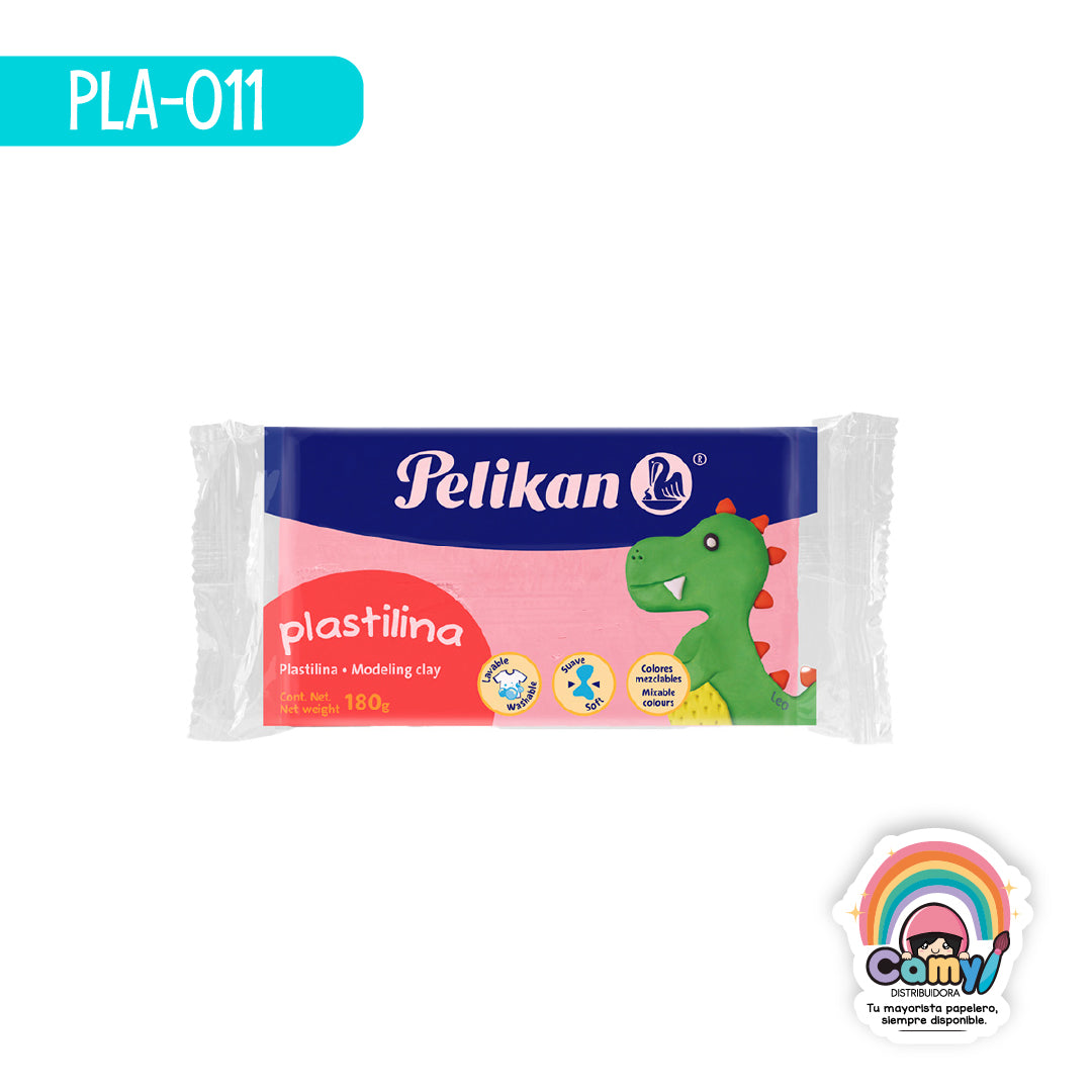 PLA-011 PLASTILINA MARQUETA 180 G RS PELIKAN