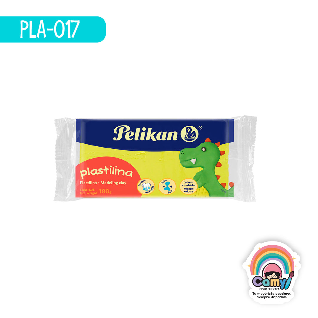 PLA-017 PLASTILINA MARQUETA 180 G ANE PELIKAN