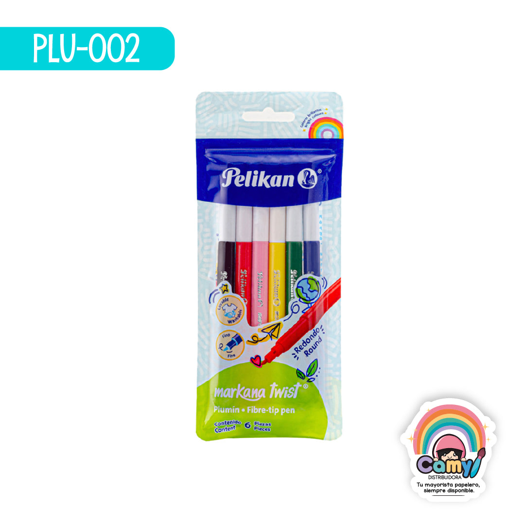 PLU-002 BOLSA MARKANA TWIST 6 PELIKAN