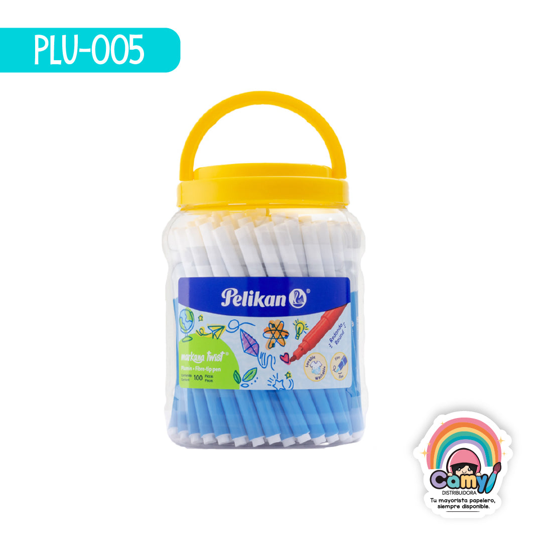 PLU-005 MARKANA TWIST AZ CL C/100 PELIKAN
