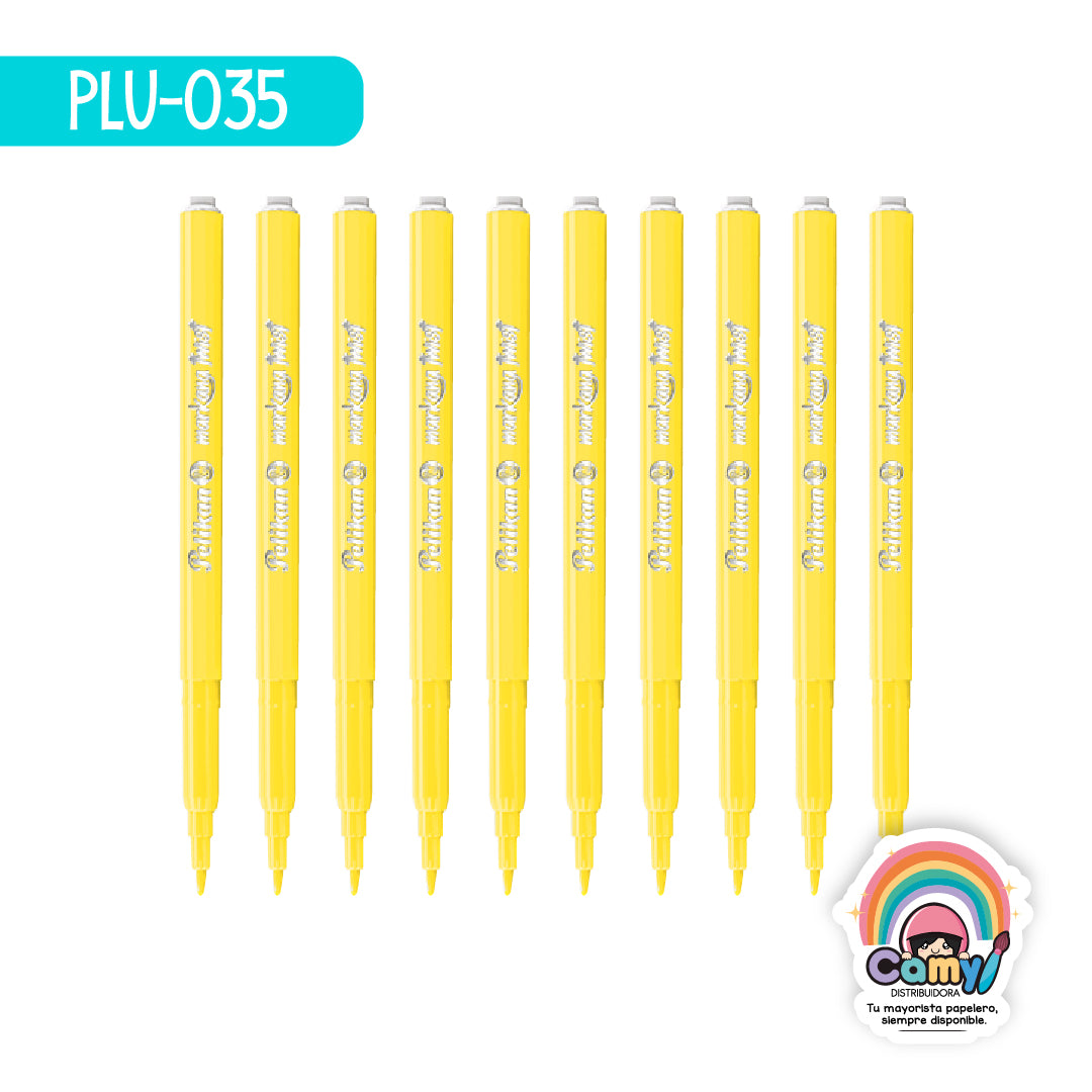 PLU-035 ROLLO DE MARKANA TWIST AM C/10 PELIKAN