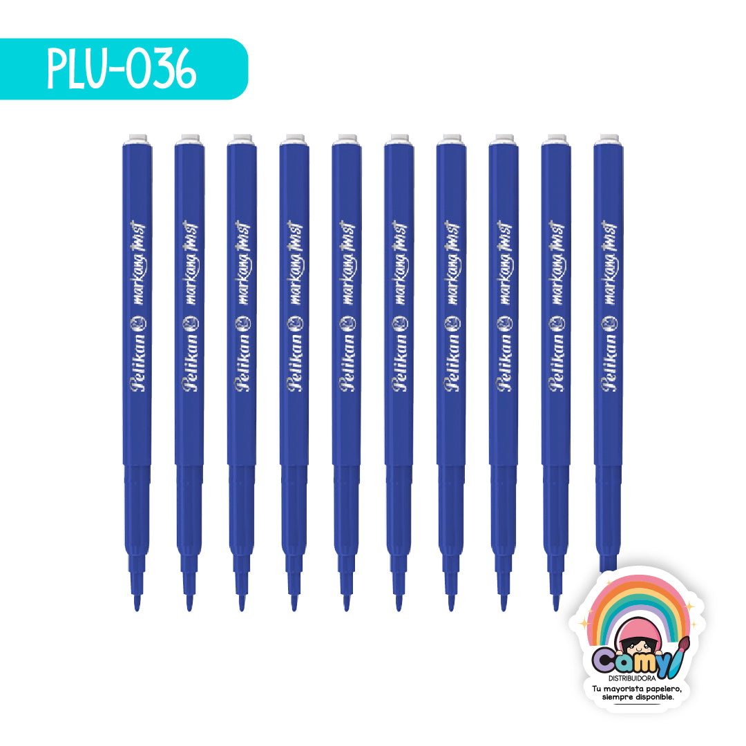 PLU-036 ROLLO DE MARKANA TWIST AZ C/10 PELIKAN