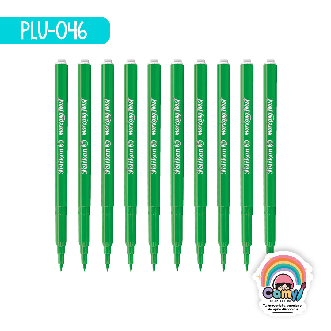 PLU-046 ROLLO DE MARKANA TWIST VD CLARO C/10 PELIKAN