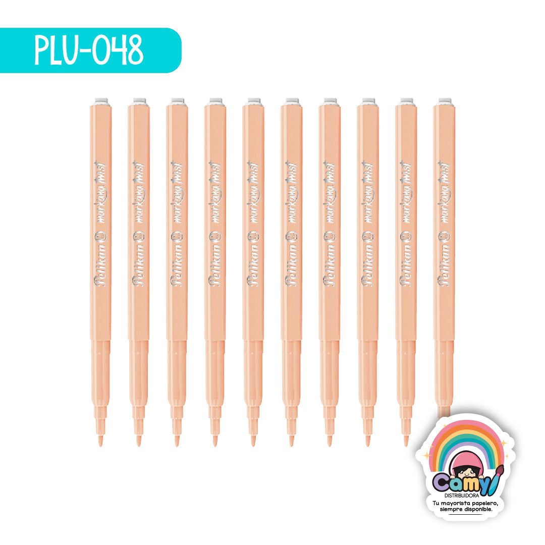 PLU-048 ROLLO DE MARKANA TWIST CARNE C/10 PELIKAN