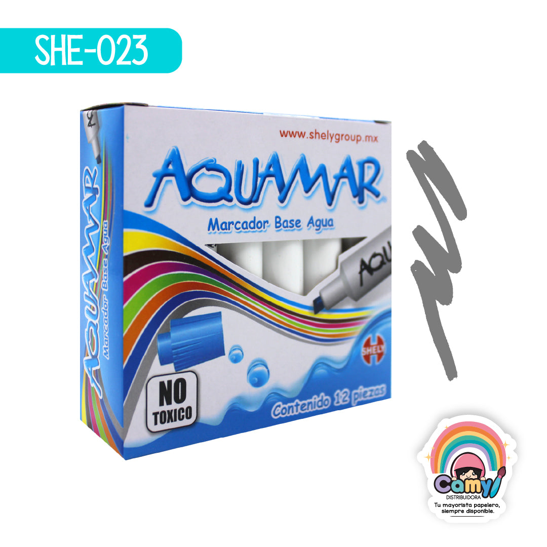 SHE-023 ACUAMAR SHELY MARCADOR GRIS C/12