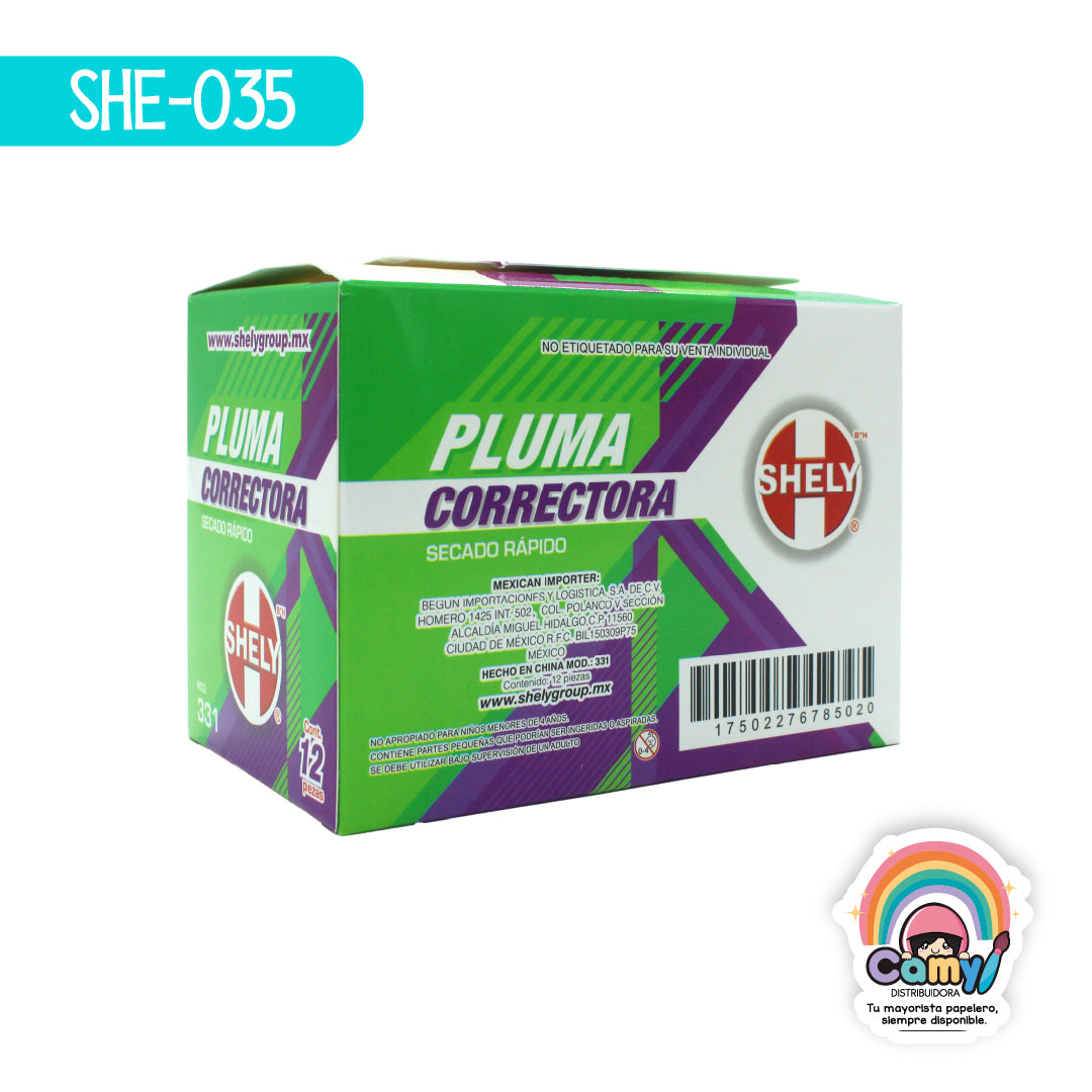 SHE-035 PLUMA CORRECTORA 4ML. 331 SHELY