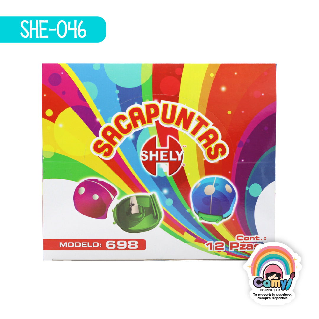 SHE-046 SACAPUNTAS DE CATARINA CAJA C/12PC. SHELY