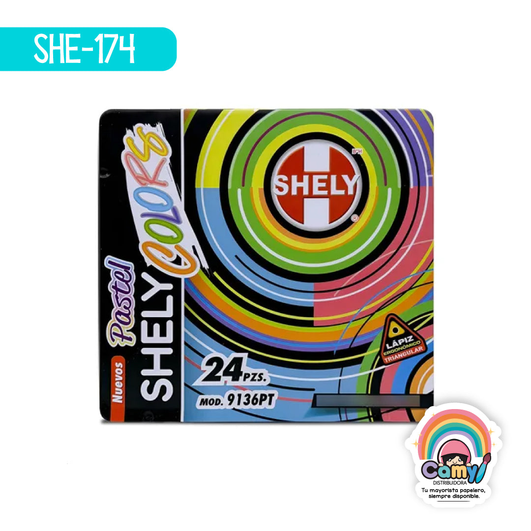 SHE-174 LPZ COLORES SHELY COLORS PASTEL C/24 LARGOS