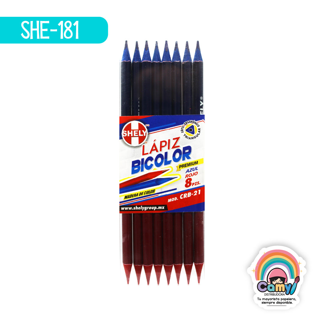 SHE-181 LPZ TRIANG BICOLOR PREMIUM SHELY C/8 GRAF/RJ