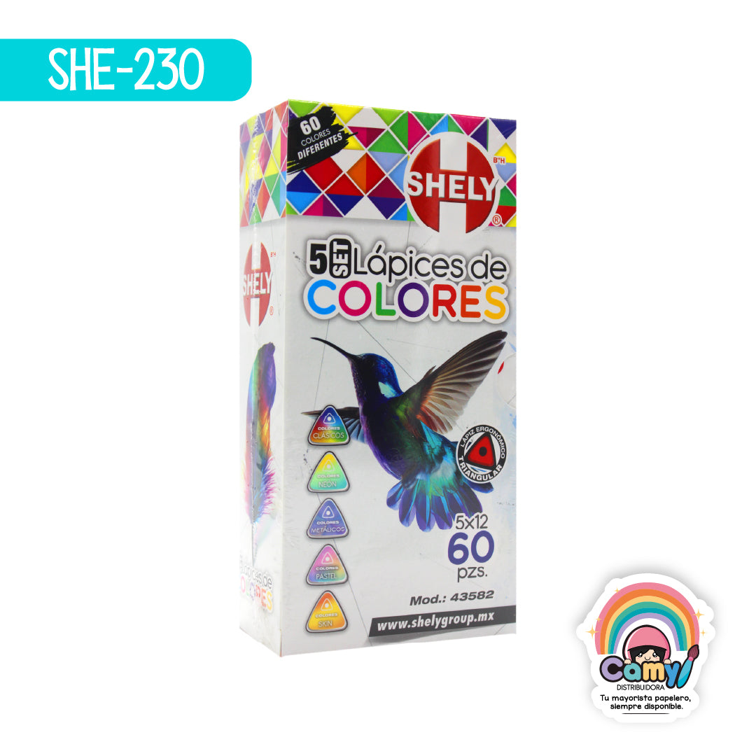 SHE-230 LPZ COLORES SHELY SET C/5