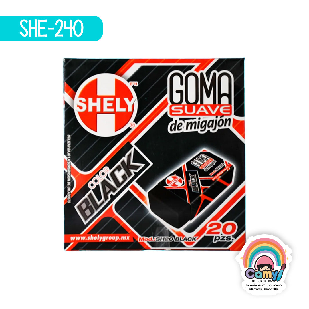 SHE-240 GOMA MIGAJON SH 20 SHELY C/20 BLACK