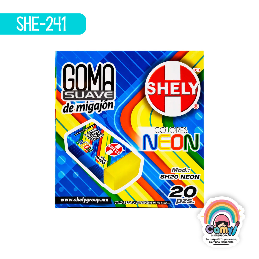 SHE-241 GOMA MIGAJON SH 20 SHELY C/20 NEON