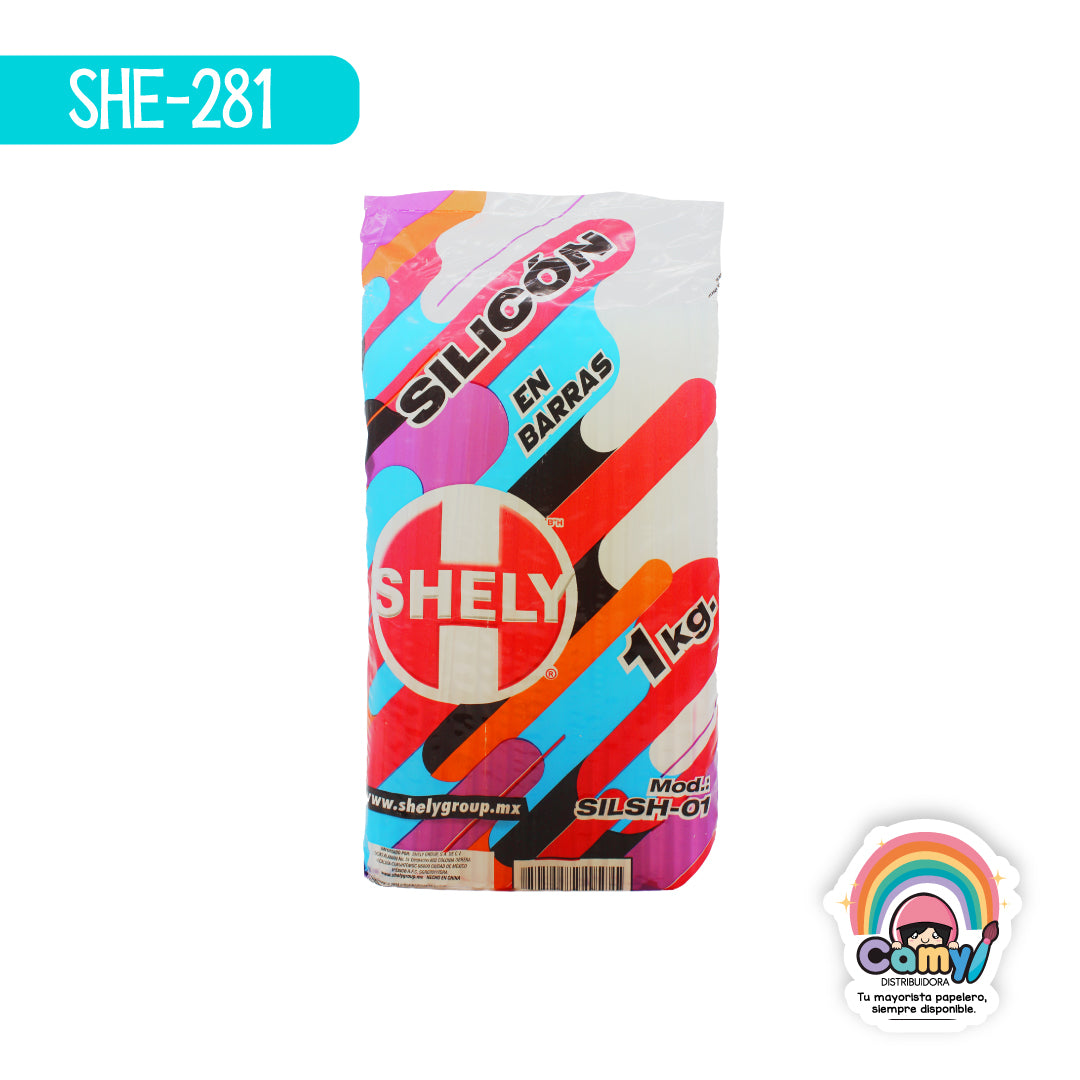 SHE-281 SILICON EN BARRA 1KG SHELY