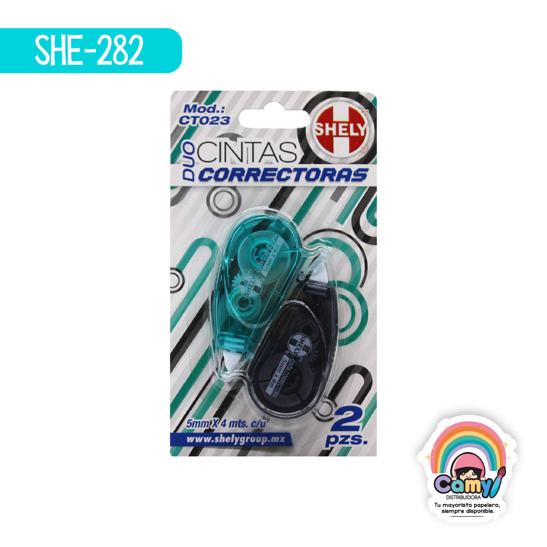 SHE-282 CINTA CORRECTORA DUO SHELY