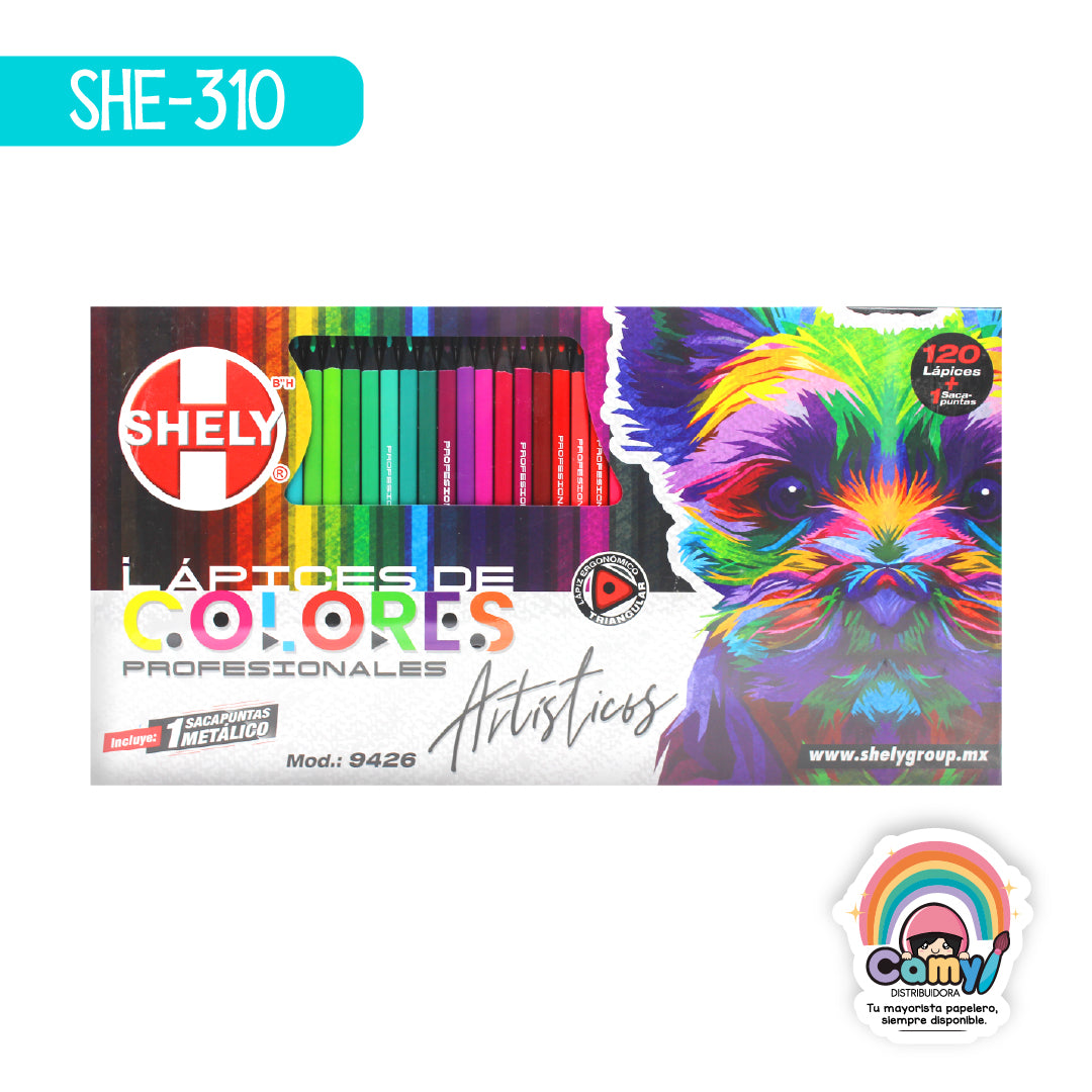 SHE-310 SHE-310 LAPICES DE COLORES SHELY PROFE C/120