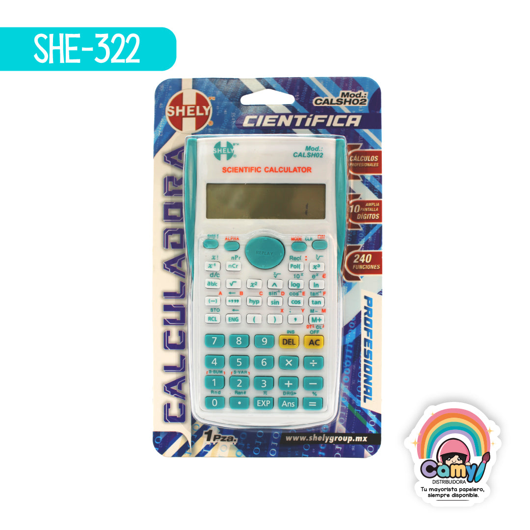 SHE-322 CALCULADORA CIENTIFICA 10 DIG SHELY