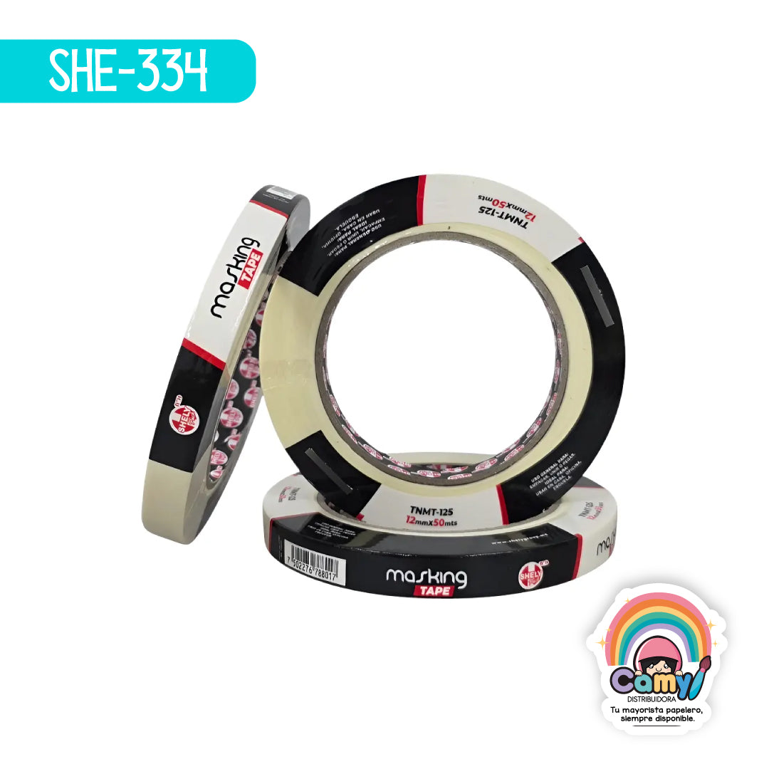 SHE-334 MASKING TAPE  SHELY 12MM*50M