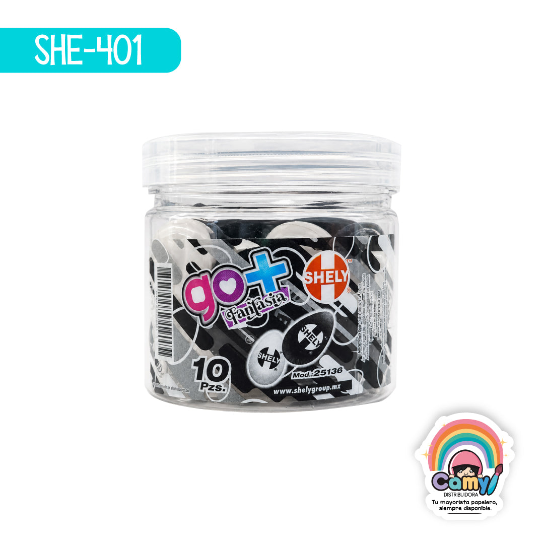 SHE-401 GOMA SHELY GO+FANTASIA BOTE C/10