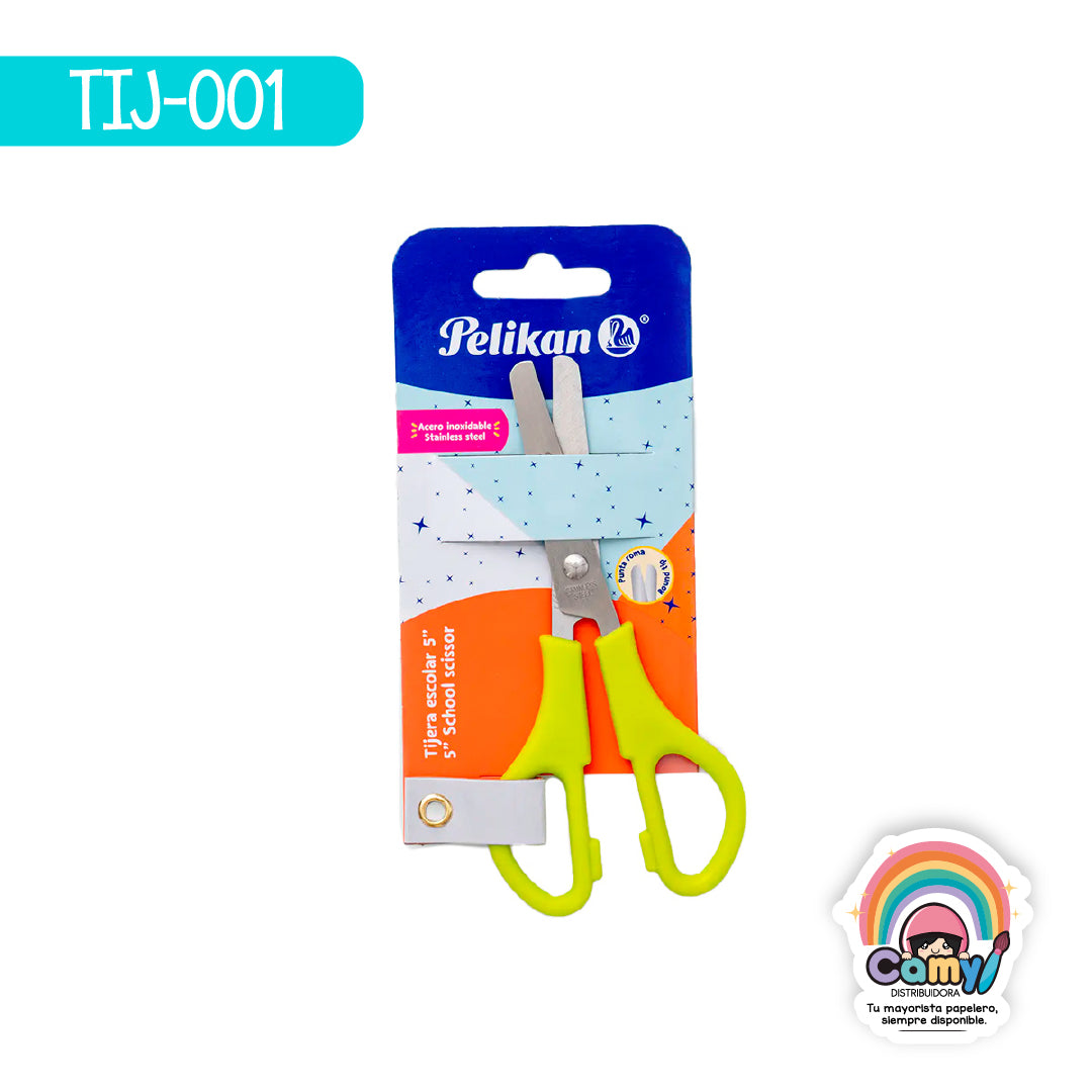 TIJ-001 TIJERA PELIKAN ESCOLAR 5"